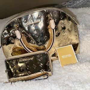 Micheal Kors Limited Edition Gold Bag